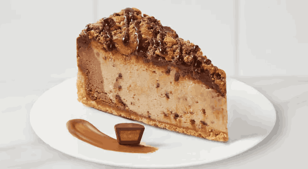 Reese’s Cheesecake Cheesecake Factory slice
